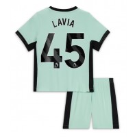 Chelsea Romeo Lavia #45 Tredje Dräkt Barn 2023-24 Kortärmad (+ Korta byxor)